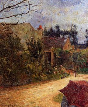 保羅 高更 Pissarro's Garden, Quai du Pothuis, Pontoise
